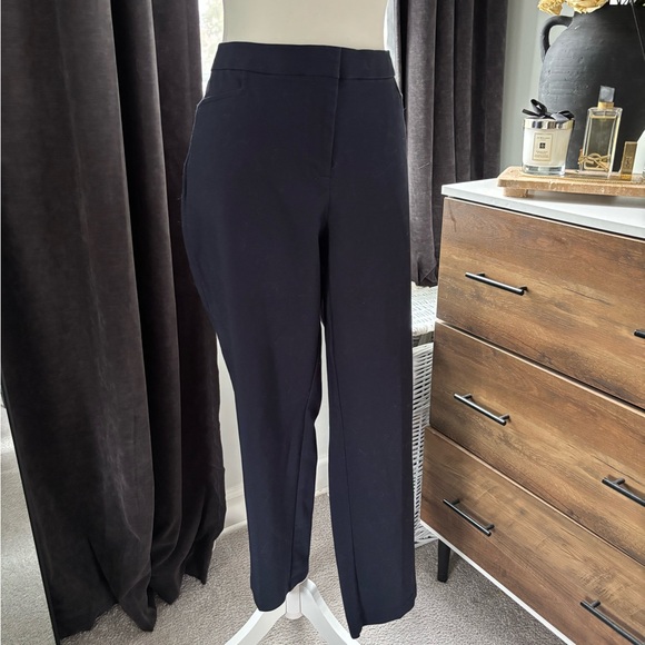 Rafaella Pants - Rafaella Navy Ankle Pants